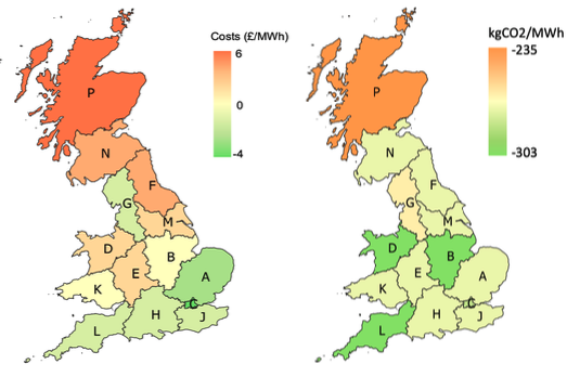 DIGEST project Edinburgh UK grid model